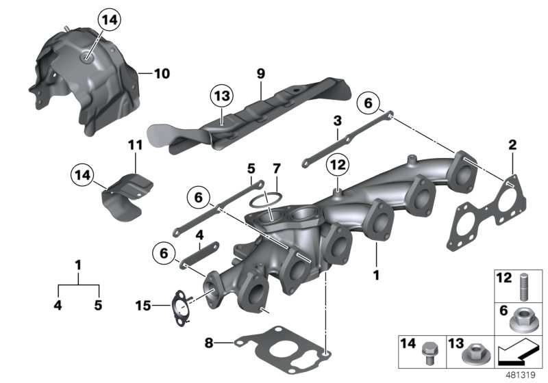 Exhaust manifold-AGR