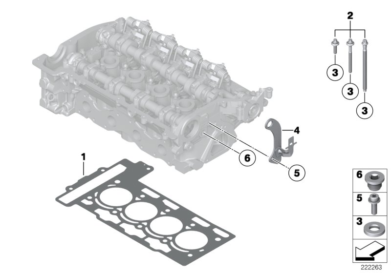 Cylinder head attached parts
