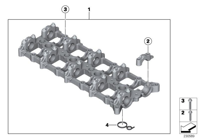 Cylinder head/intermediate housing