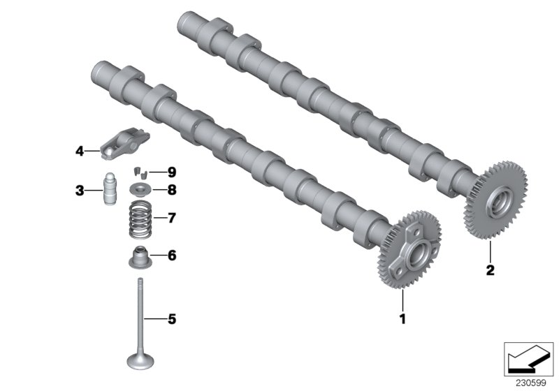 Timing and valve train-camshaft