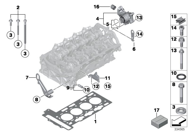 Cylinder head/Mounting parts