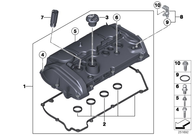 Cylinder head cover