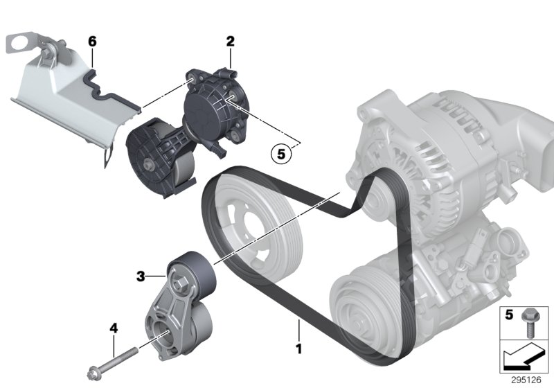 Belt Drive Water Pump/Alternator