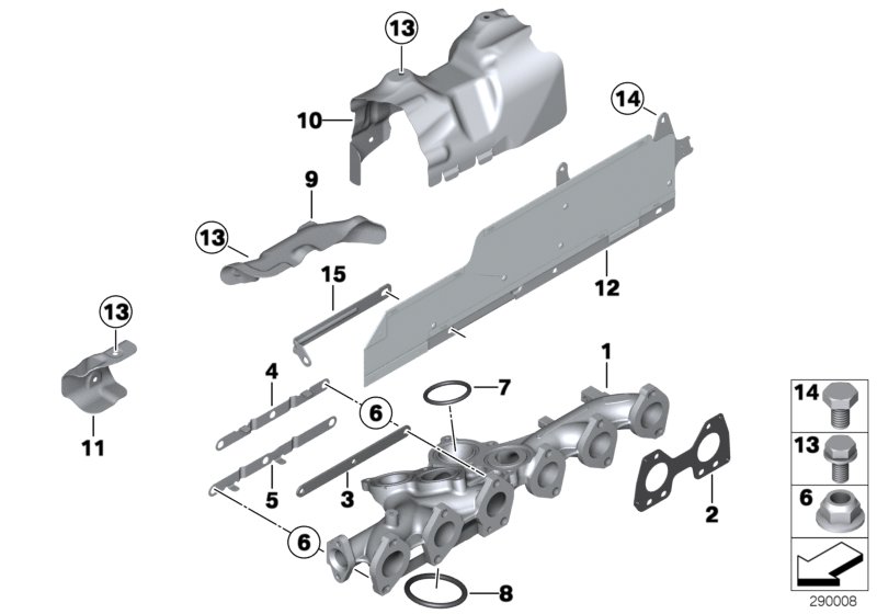 Exhaust manifold-AGR