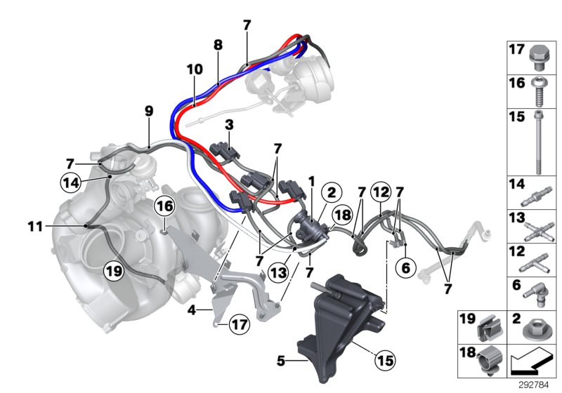 Vacuum control-exhaust turbocharger