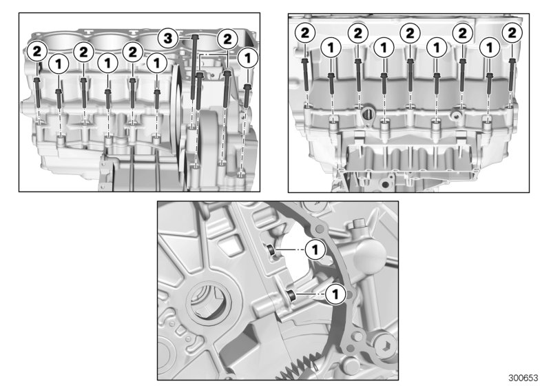 Screw connection, crankcase