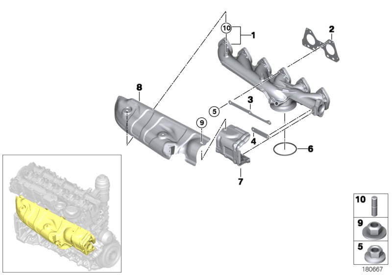 Exhaust manifold-AGR