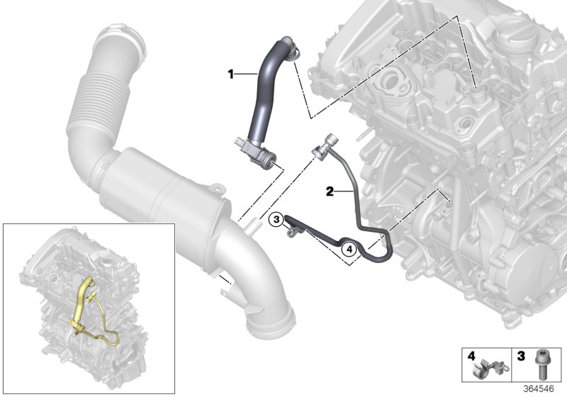 Crankcase-Ventilation