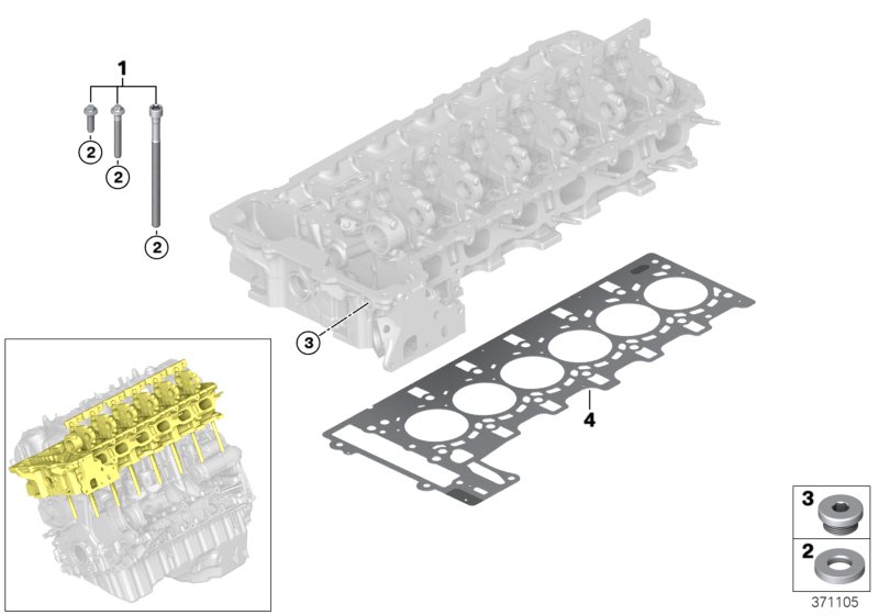 Cylinder head attached parts