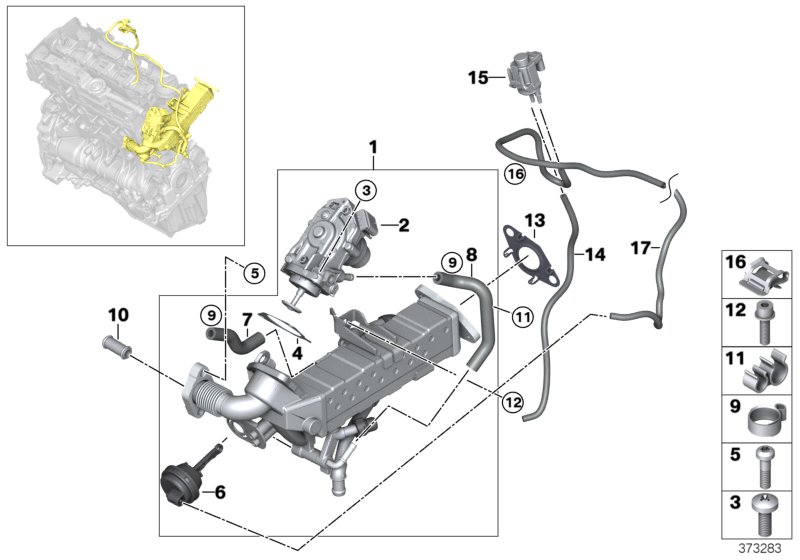 Emission reduction cooling