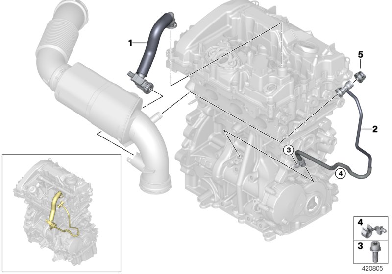 Crankcase-Ventilation
