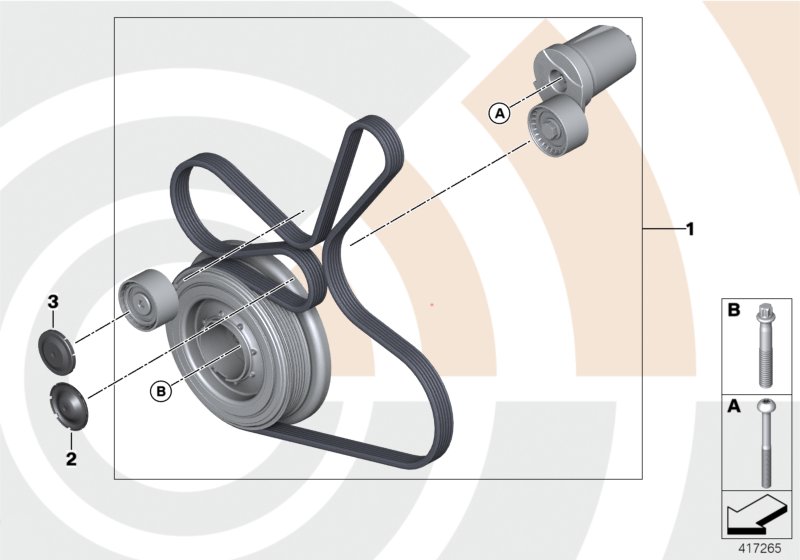 Repair kit, belt drives, Value Line