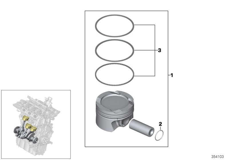 Crankshaft-Pistons