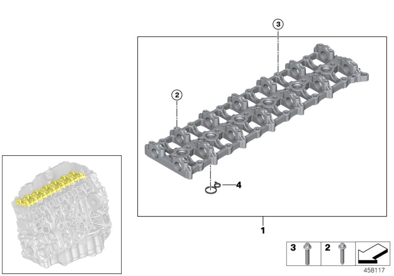 Cylinder head/intermediate housing