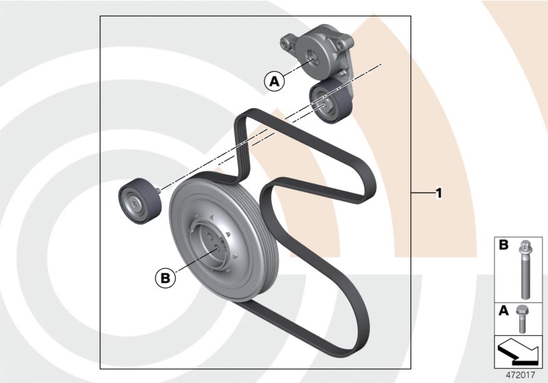 Repair kit, belt drives, Value Line