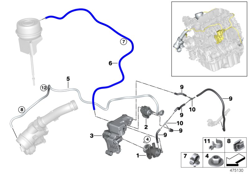 Vacuum control-exhaust turbocharger
