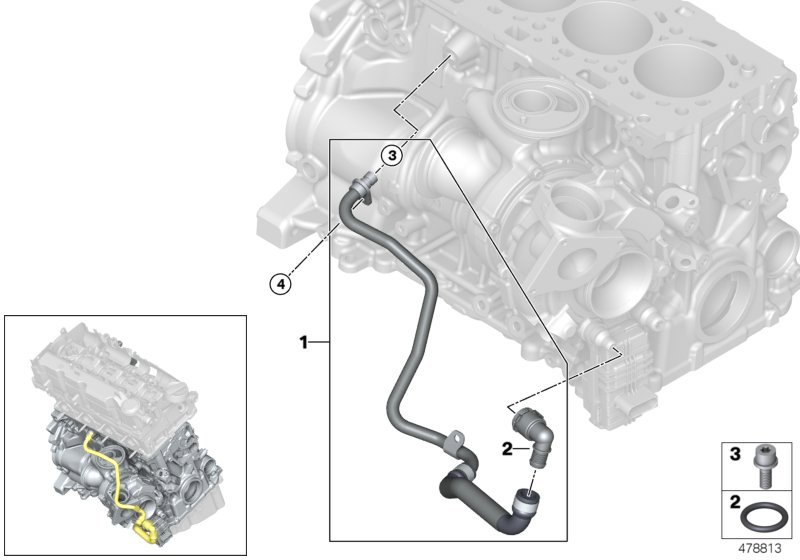 Cooling system-exhaust turbocharger