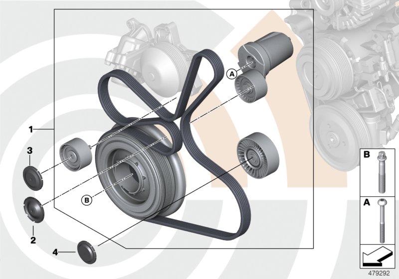 Repair kit, belt drives, Value Line