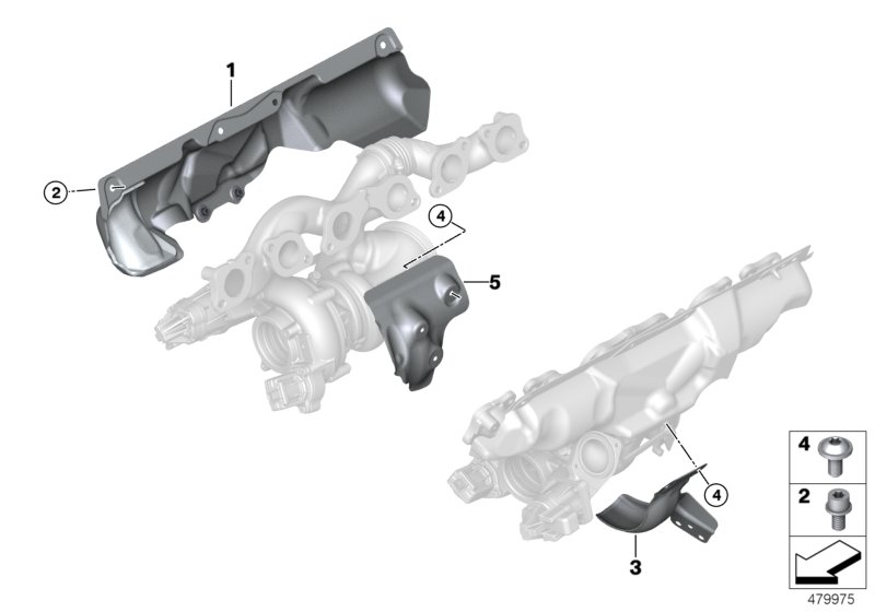 Exhaust turbocharger heat protection