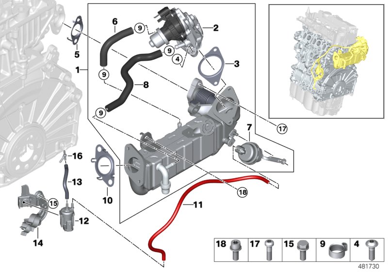 Emission reduction cooling