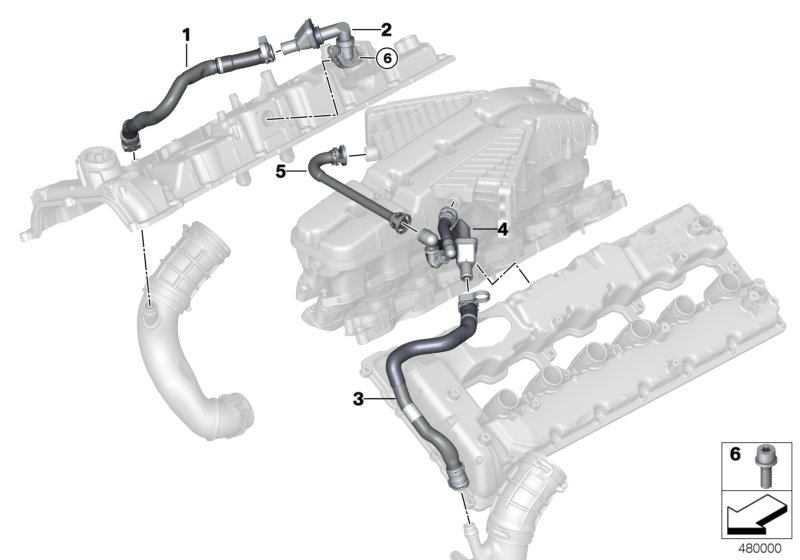 Crankcase-Ventilation
