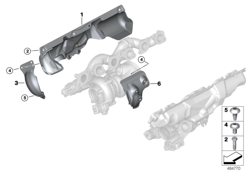 Exhaust turbocharger heat protection