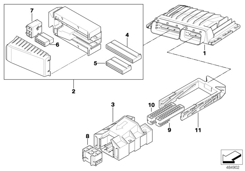Basic control unit DME / MSV70