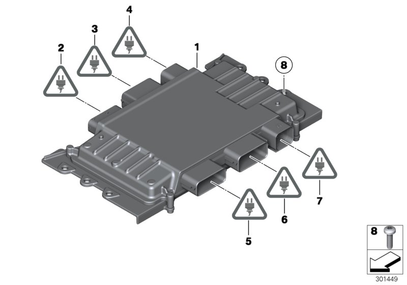 Basic control unit DME / MSV90