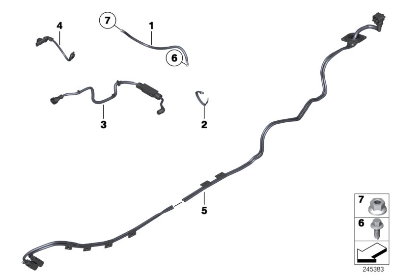 Assorted supplem. cable sets, hybrid