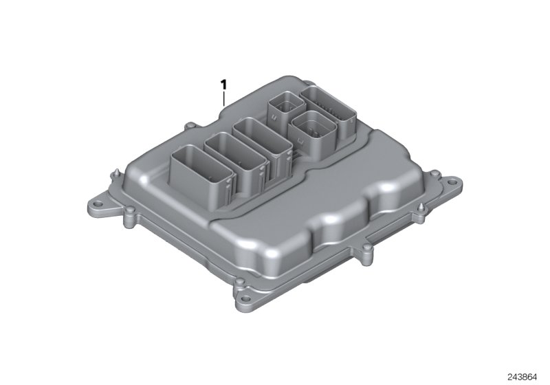Basic control unit DME / MEVD 1725