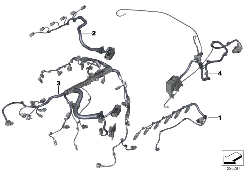 Engine wiring harness