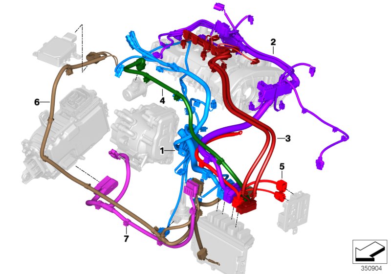 Engine wiring harness