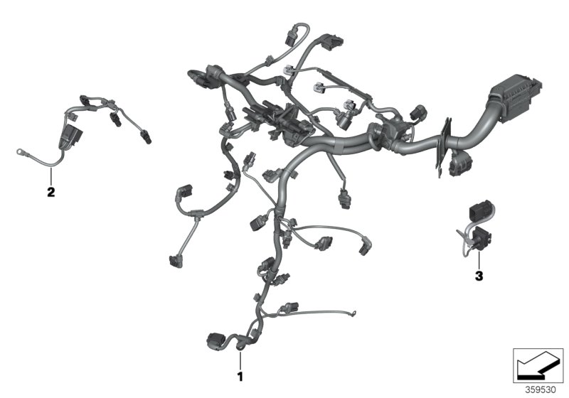 Engine wiring harness
