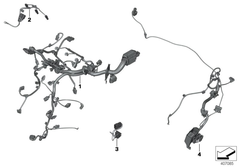 Engine wiring harness