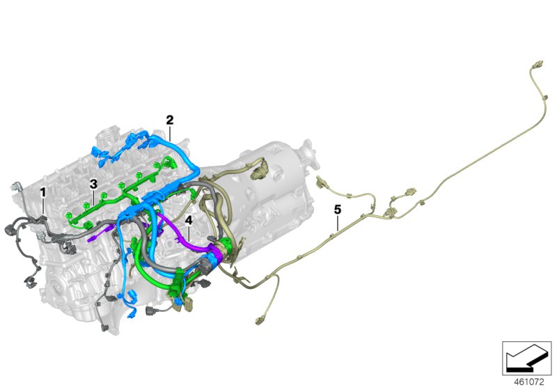 Engine wiring harness