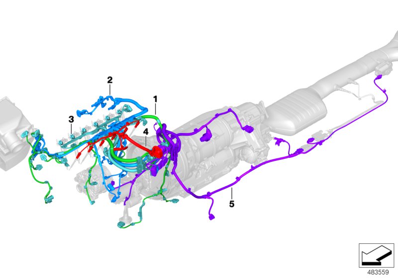 Engine wiring harness