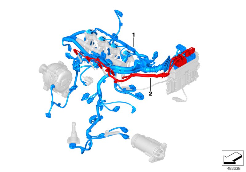 Engine wiring harness