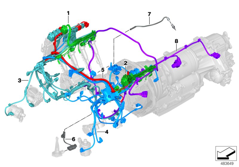 Engine wiring harness