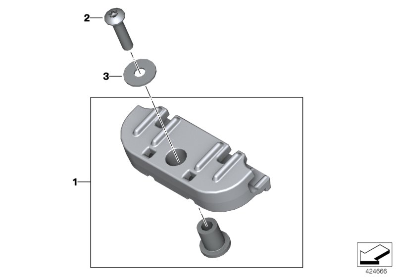 Bracket, control unit