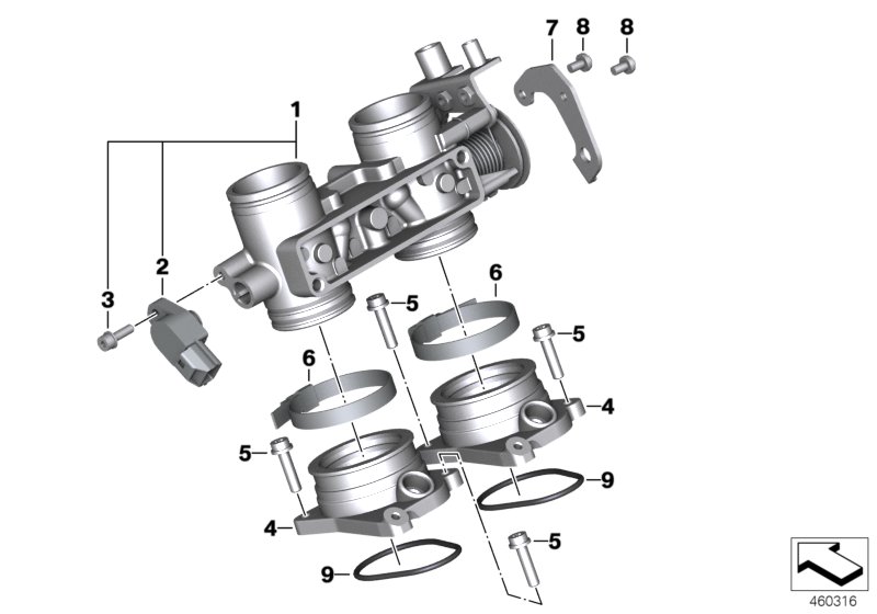 Throttle valve and operation