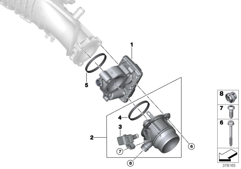 Throttle housing Assy