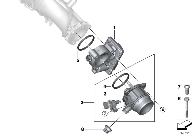 Throttle housing Assy