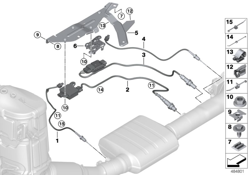 Exhaust sensors / sensor, NOX