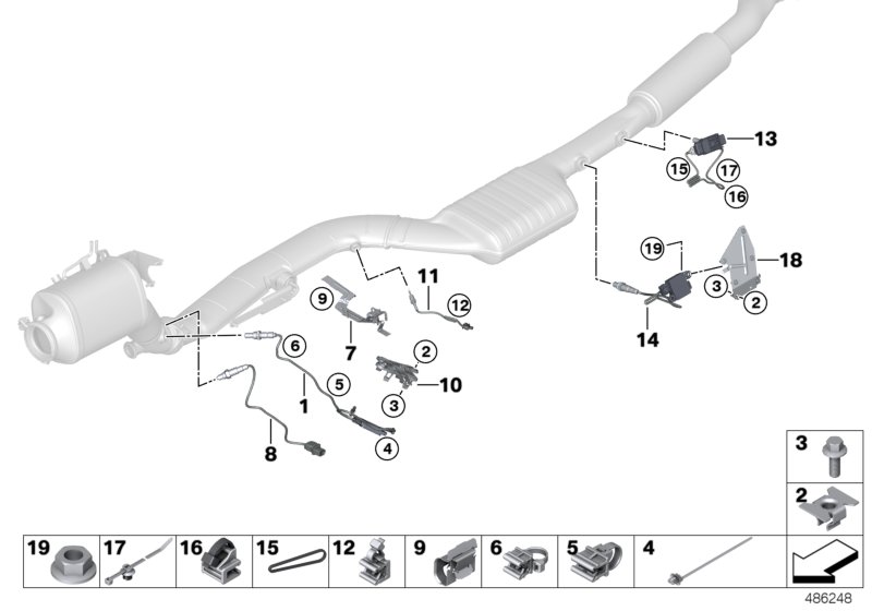 Exhaust sensors / sensor NOX / SCR