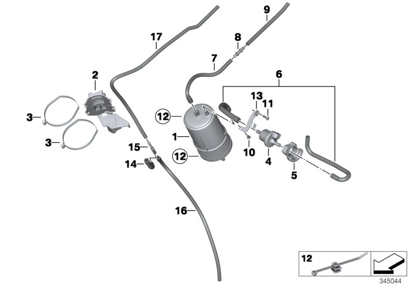 Activated Charcoal Filter/TUBING