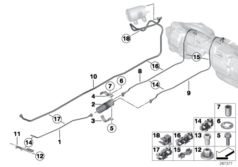 Fuel line / fuel filter
