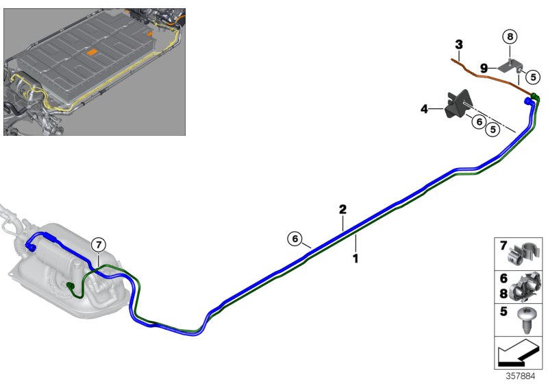 Fuel pipes / Mounting Parts