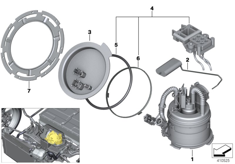 Fuel pump and fuel level sensor