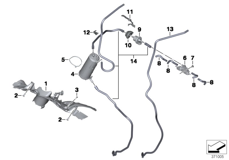 Activated Charcoal Filter/FUEL VENTILAT