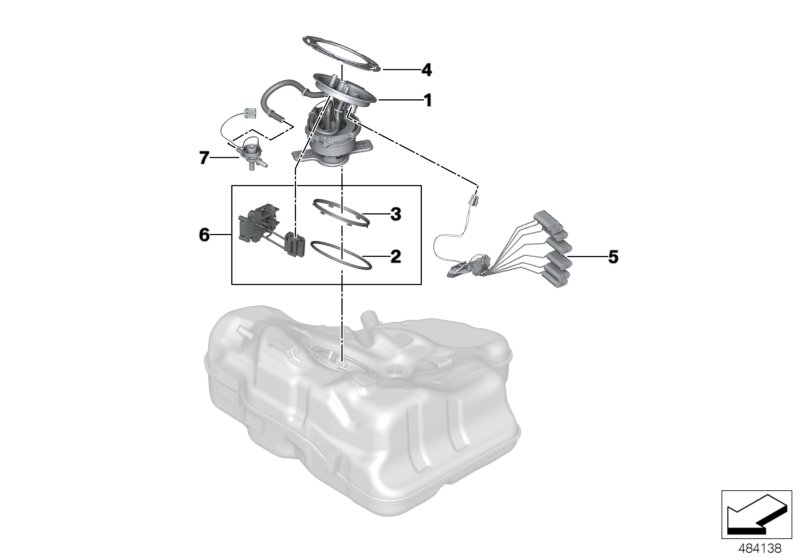 Fuel pump and fuel level sensor